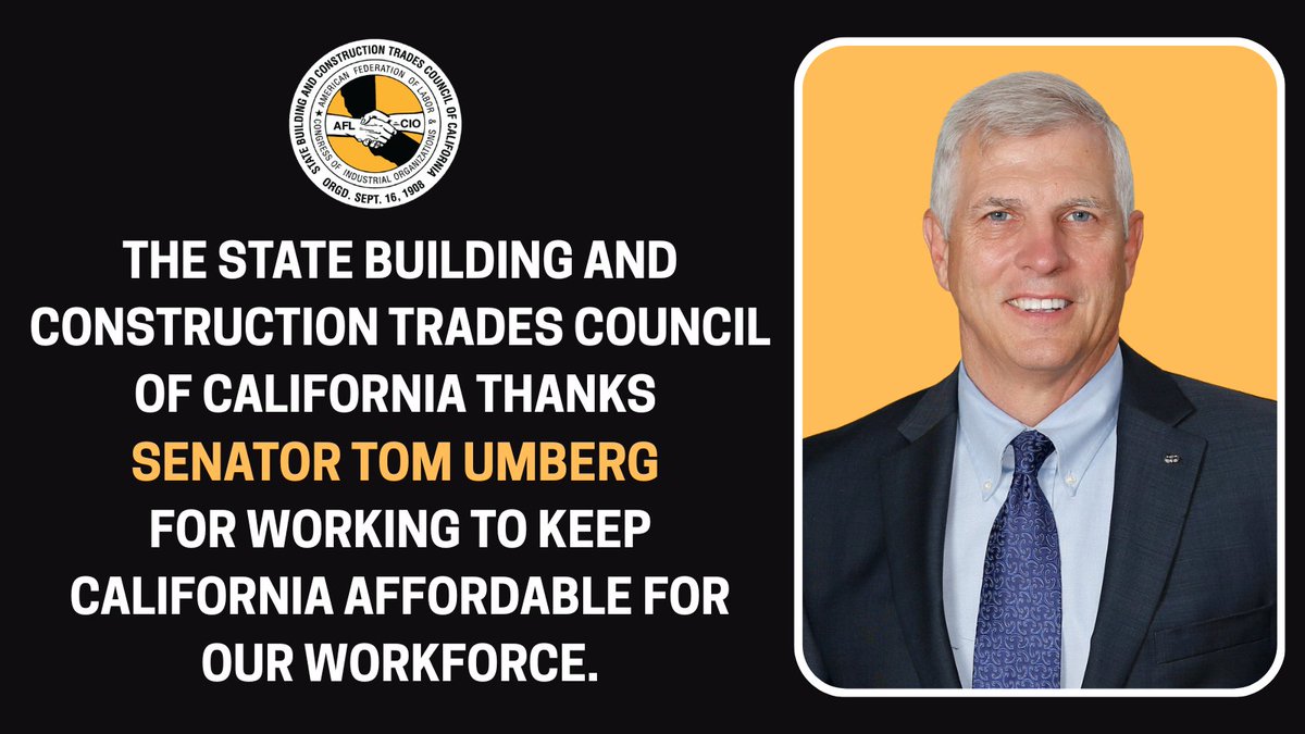 California Building Trades Council tweet media