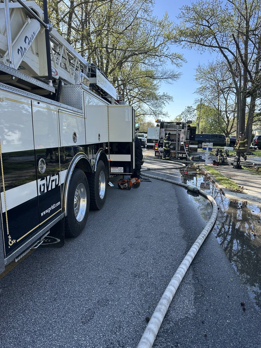 4/8/25 - Engines 25 &amp; 22, Truck 2, and Chief 2 responded to the 300 Block of Grasonville Cemetery Rd for a reported dwelling fire.  Chief 2 arrived to find fire showing from a single story dwelling.
