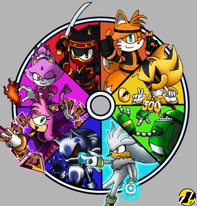 My Sonic Speed Simulator Color Wheel.
Ive worked on this for about a month and I am glad I am able to share it on twitter to everyone 
#SonicSpeedSimulator #SSS #art #artwork #sonicart