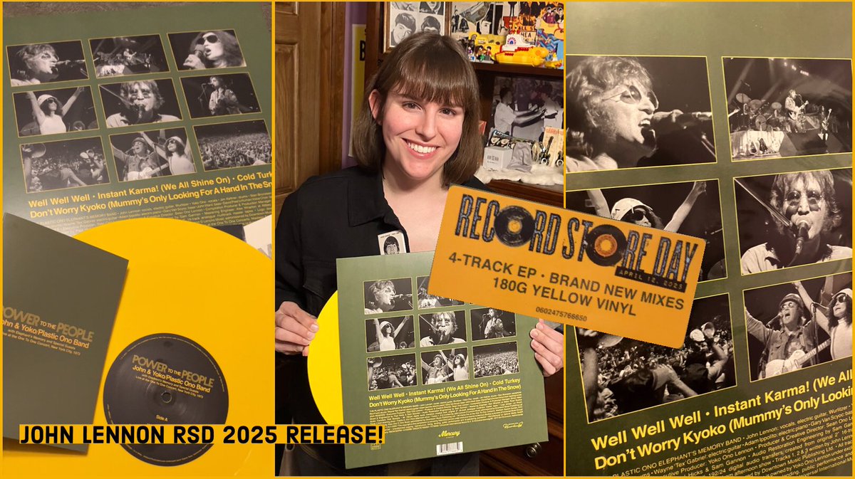 jackie (@beatle_bugs) on Twitter photo New video: an early Record Store Day 2025 unboxing of the new <a href="/johnlennon/">John Lennon</a> release! youtu.be/hzidY3RpVjo?si… 🟡🎶 New video: an early Record Store Day 2025 unboxing of the new <a href="/johnlennon/">John Lennon</a> release! youtu.be/hzidY3RpVjo?si… 🟡🎶