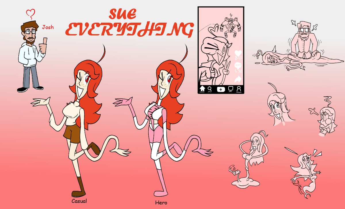 CrabLord's tweet photo. character ref sheet for tuttythefruity on da of their character sue everything https://t.co/8hbrYAuuoU