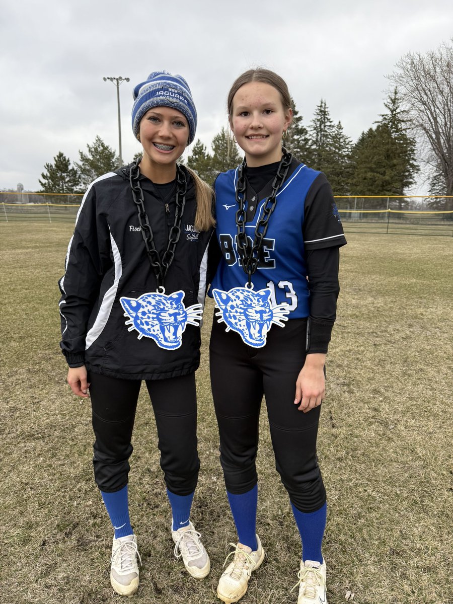 STATEMENT WIN!!! What a win these girls showed. The bats were as hot as they could be with the team collecting 16 hits.

Lydia Primus is your Player of the Game and Ava Lieser with the JAGUAR Sportsmanship player of the game. Unbelievable effort for everyone in this team.