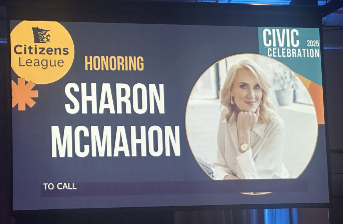 McClungPR's tweet image. We are proud to sponsor the @CitizensLeague #CivicCelebration as they honor former Met Council Chair Peter Bell & @sharon_says_so. For more than 70 years, the Citizens League has empowered people to engage in civic life and public policy to make MN a better place to live & work.