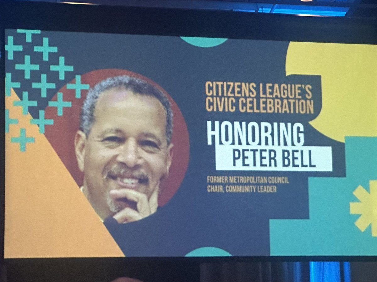 McClungPR's tweet image. We are proud to sponsor the @CitizensLeague #CivicCelebration as they honor former Met Council Chair Peter Bell & @sharon_says_so. For more than 70 years, the Citizens League has empowered people to engage in civic life and public policy to make MN a better place to live & work.