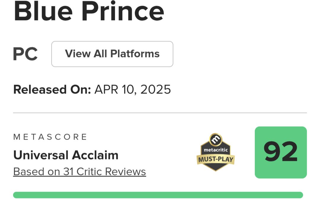 Fuckin called it. Congrats <a href="/dogubomb/">Blue Prince Out Now!</a> !
