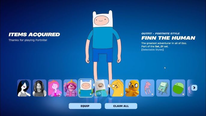 New adventure time skins in Fortnite w epic games make sure to use code harbour #Fortnite