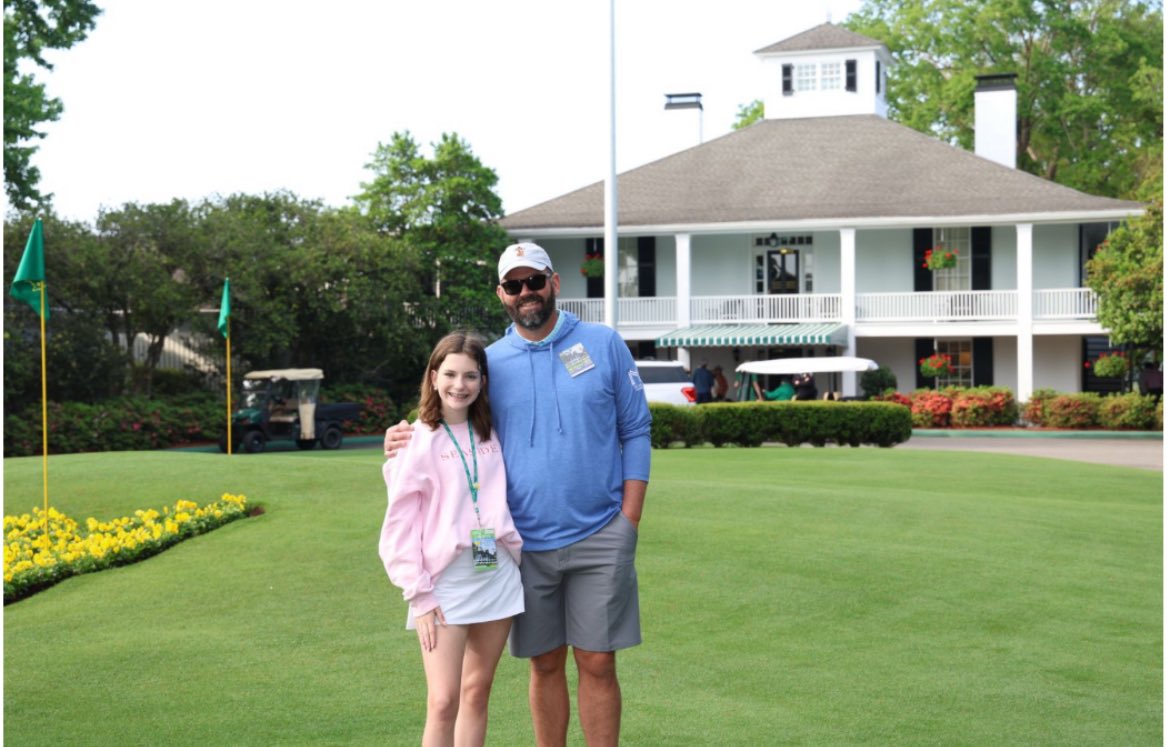 After missing the Monday shooter by 1 the green jackets gave Edward a couple badges for his Top 5. The trifecta had an arm wrestling competition and this was the winner to accompany him around for the day.
