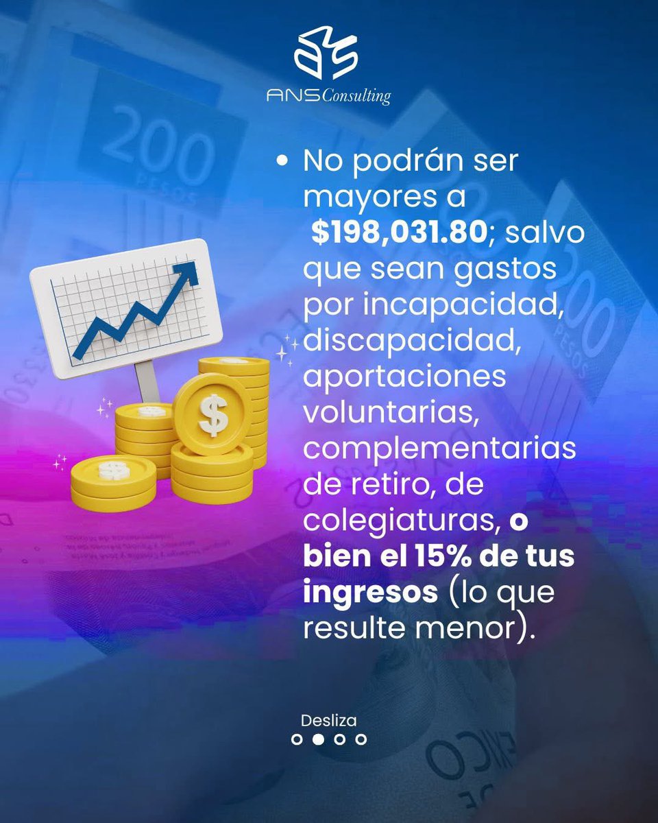 Consulting_ANS's tweet image. 📢 ¿Hiciste tu Declaración Anual y esperas devolución del SAT?

Aún estás a tiempo de obtener lo que te corresponde 💰

#DeclaraciónAnual #DevoluciónSAT #TrámitesSAT #ANSConsulting #Impuestos2025 #Fiscal