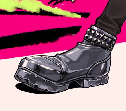 靴描くの本当に楽しい!すき 