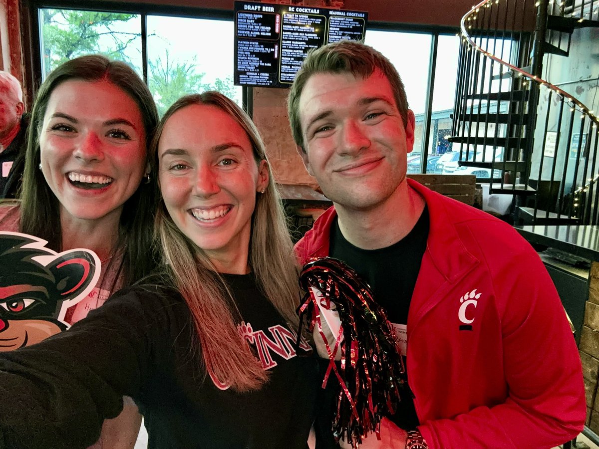 It’s <a href="/uofcincy/">University of Cincinnati</a> alumni week! 🐾 We had so much fun celebrating at happy hour in Charlotte tonight with our Bearcat friends 🐾❤️ #GoBearcats
