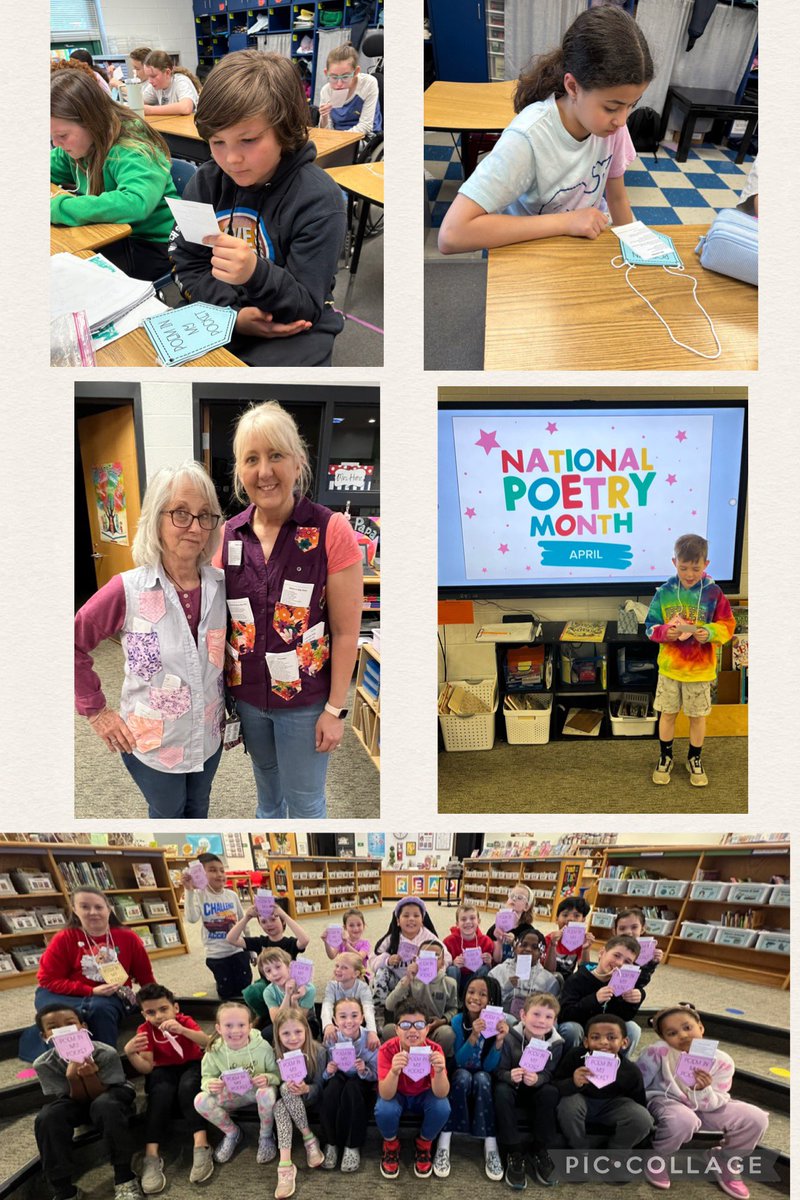 Linda Hume (@lindahume10) on Twitter photo #PoemInYourPocketDay is one of the BEST days of the year!
EVERYONE <a href="/JGB_Giraffes/">Brumfield Elementary</a> participates 💛🦒:
✅ students
✅ teachers
✅ custodial staff
✅ office staff
✅ cafeteria staff
✅ bus drivers
Awesome day celebrating poetry!
#SchoolCommunity
#NationalPoetryMonth #PoemInYourPocketDay is one of the BEST days of the year!
EVERYONE <a href="/JGB_Giraffes/">Brumfield Elementary</a> participates 💛🦒:
✅ students
✅ teachers
✅ custodial staff
✅ office staff
✅ cafeteria staff
✅ bus drivers
Awesome day celebrating poetry!
#SchoolCommunity
#NationalPoetryMonth