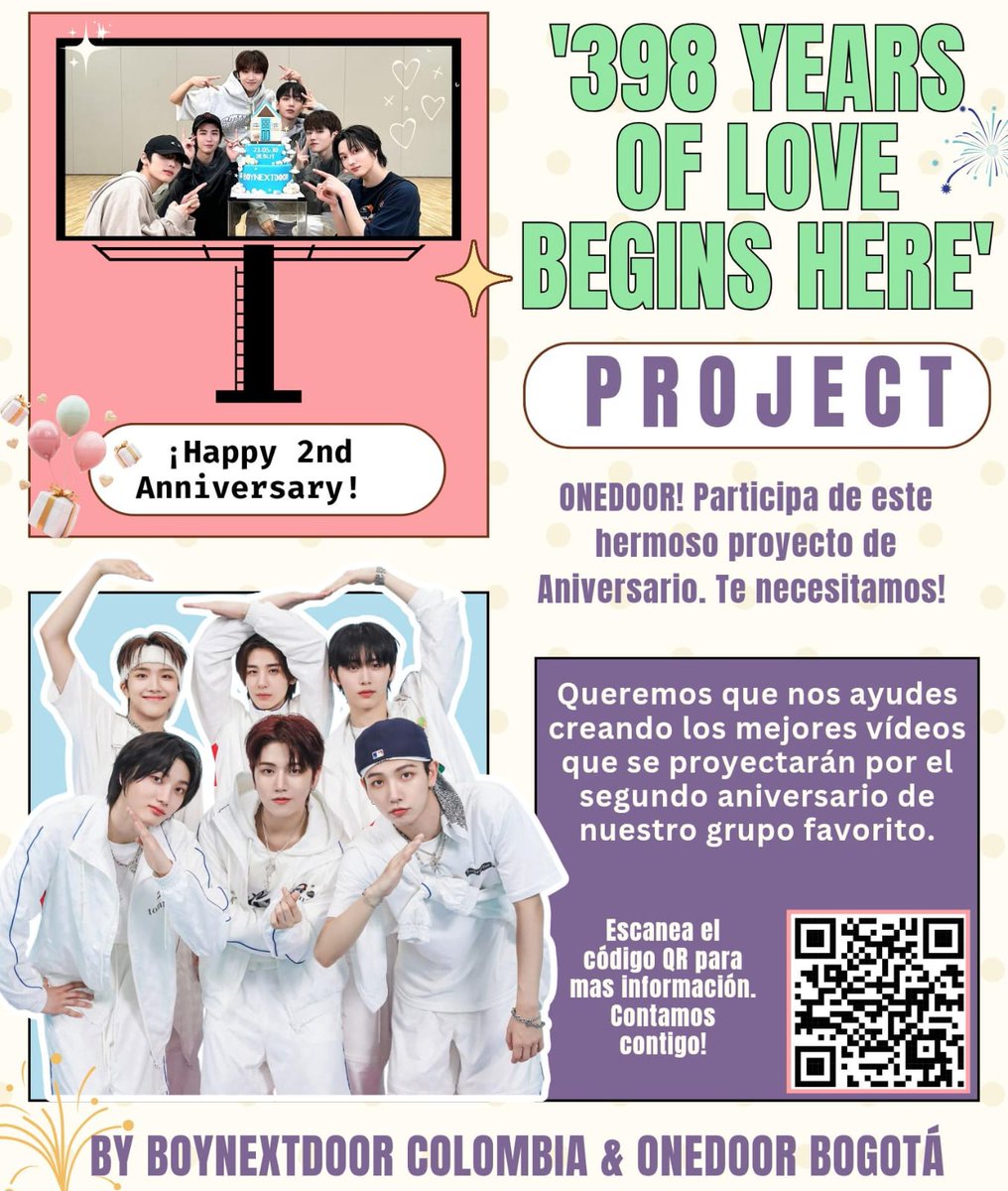 bndcol_projects's tweet photo. ✨ ONEDOOR! Participa de este hermoso proyecto 🥰
Llena el formulario: 

https://t.co/UKZU8Ij4bI

#BOYNEXTDOOR #BND #보이넥스트도어 #BOYNEXTDOOREnColombia https://t.co/gxF8kCyC0u