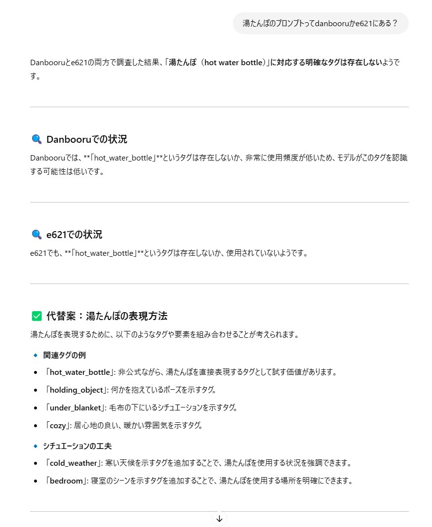 haraideka's tweet image. みなさん、プロンプトを探すときどうしてますか?
danbooru検索は時間がかかるし
、GPTにきくと、存在しない呪文を教えられてしまう。
そんなあなたに、このGPTsがおすすめ!
civitai.com/articles/11864……