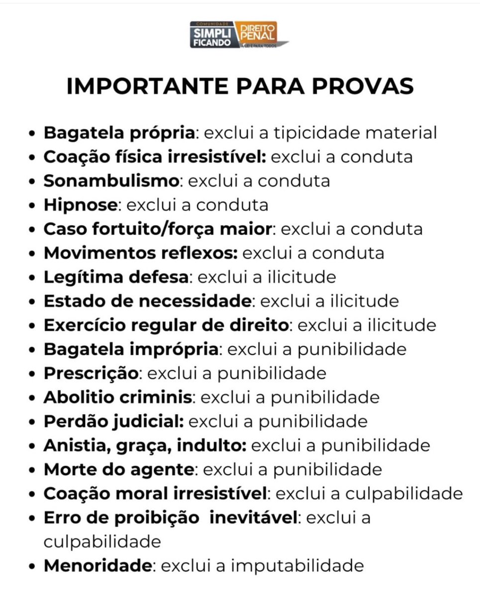 Rafael Lisbôa - Simplificando Direito Penal tweet media