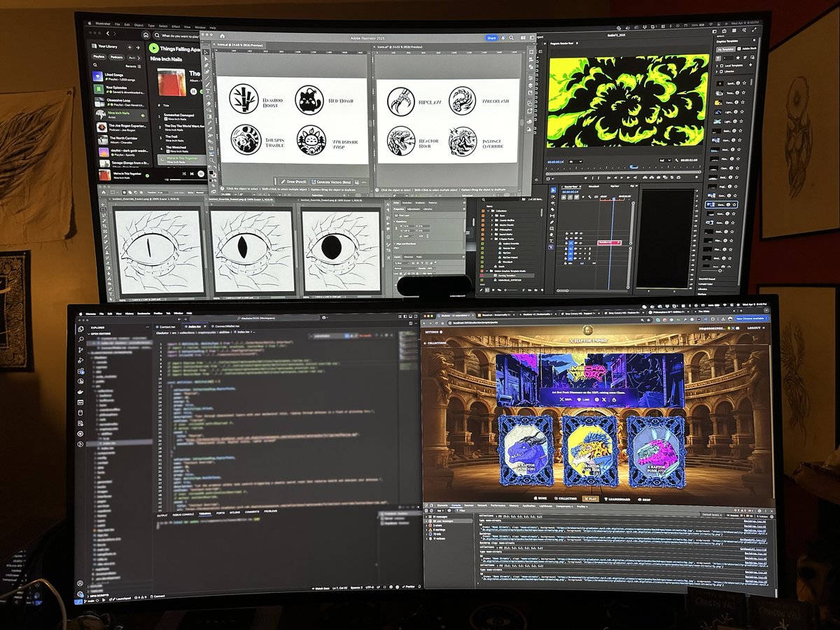 Dan Hendrickson (@brokenrealitydh) on Twitter photo Building across chains.
Developing with intention.
Art with utility.
NFTs with purpose.
Interoperability isn’t a dream.
It’s the goal.
One system. Many worlds.
@GladiatorTCG is the future ✨
<a href="/MechaChaoticNFT/">⚠ Mecha-Chaotic⚠</a> <a href="/TheWildsNFTs/">The Wilds</a> <a href="/colyseus/">Colyseus ⚔️</a> <a href="/basedbits_fun/">Based Bits</a> <a href="/TheOddDystrict/">The Odd Dystrict - Zena Minting now</a> Building across chains.
Developing with intention.
Art with utility.
NFTs with purpose.
Interoperability isn’t a dream.
It’s the goal.
One system. Many worlds.
@GladiatorTCG is the future ✨
<a href="/MechaChaoticNFT/">⚠ Mecha-Chaotic⚠</a> <a href="/TheWildsNFTs/">The Wilds</a> <a href="/colyseus/">Colyseus ⚔️</a> <a href="/basedbits_fun/">Based Bits</a> <a href="/TheOddDystrict/">The Odd Dystrict - Zena Minting now</a>