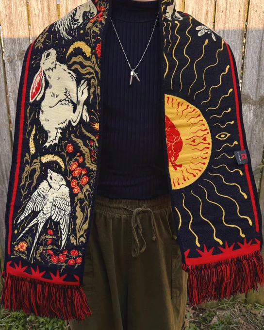  FINALLY got some pics of those new scarves! - WILL BE AVAILABLE NEXT WEDNESDAY! - 4/16 • 5pm EST ✷Also they're SO BIG (see in the last pic of me holding it up, I'm 5'8) so they're also a bit like a shawl too! I'll just call them shawl scarves maybe? 