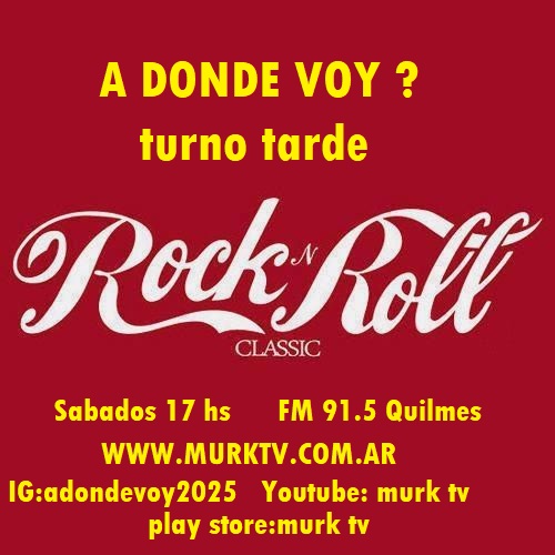 Adondevoyrock's tweet photo. este sabado a las 17 hs por https://t.co/PRg1Z0brUT  y la 91.5 de Quilmes   llega A DONDE VOY? turno tarde MURKtv
@destacar A DONDE VOY? turno tarde Jorge Daniel Pesce Ariel Sanchez MURKtv Entretiempo del Ser y la Nada Seba Devia https://t.co/VliL8Gf6Fg
