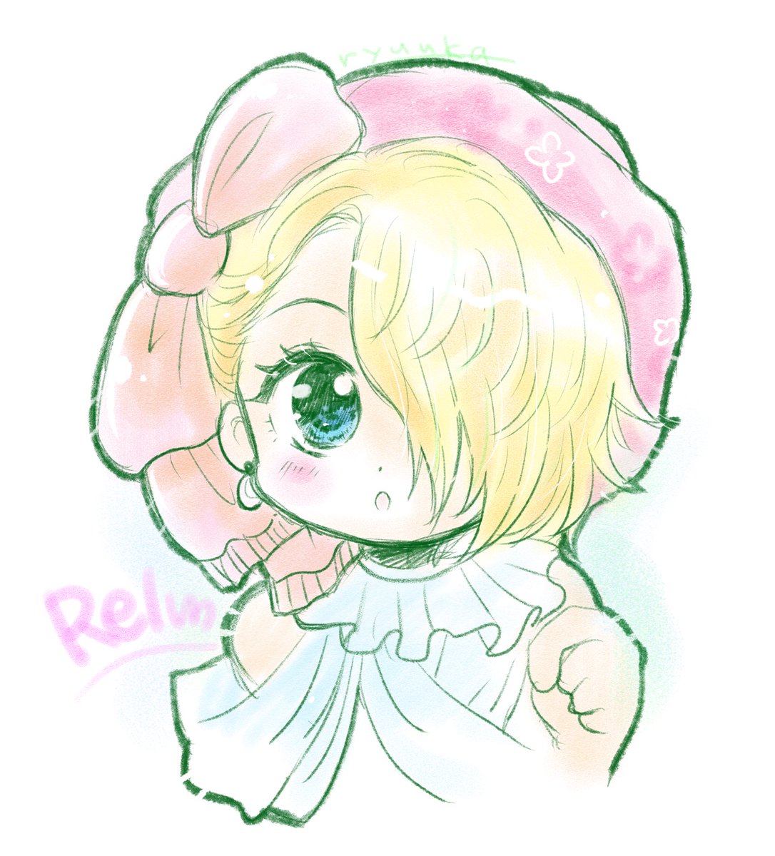 デジタルの色鉛筆楽しくなってきた
おしゃれリルムちゃん
#りゅーcafe #ff6
