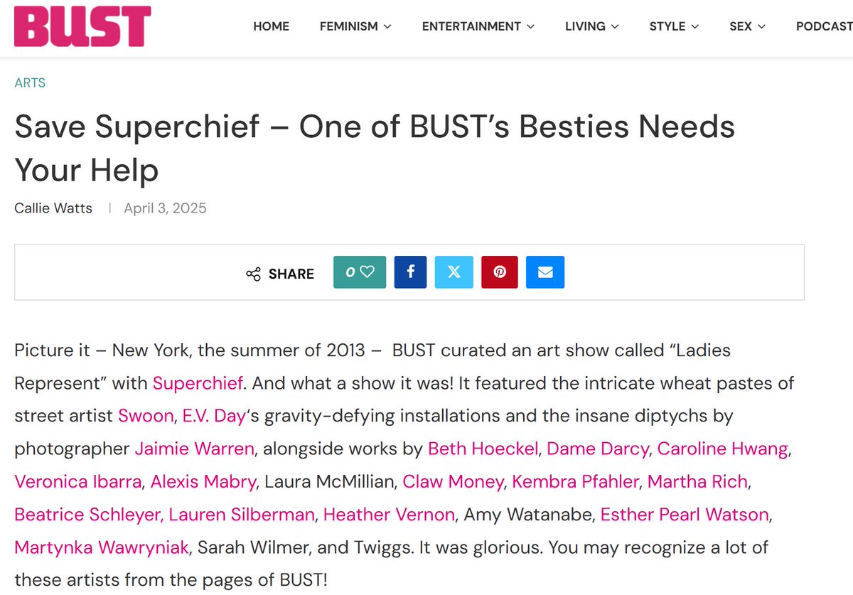 Join us THIS Friday from 7:00 - 11:00PM for the first Superchief Benefit Party + HAUS OF DIVINE Closing Party. Superchief Supporters on Patreon get free access to this event! Featuring DJS, Drag Show, Live Screenprinting, Food, and MORE. - mailchi.mp/superchiefgall…