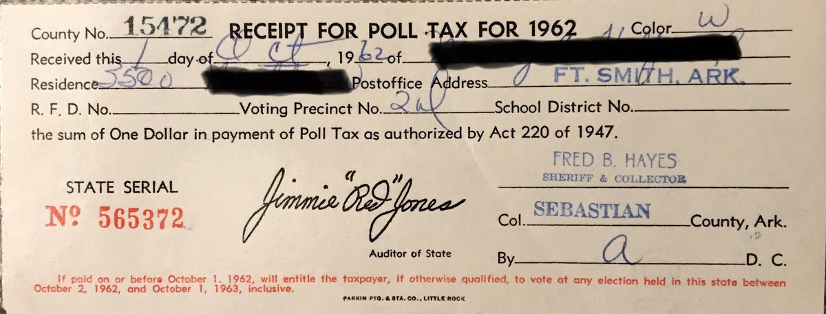 EdmondHatfield's tweet photo. @Acyn Funny how this poll tax kept people from voting. What gets lost in translation is that they are not trying to prevent a large percentage of women from voting but just targeting a small but important part who likely to vote democrat. We’re on a razor edge. https://t.co/wjHsz6hvTp