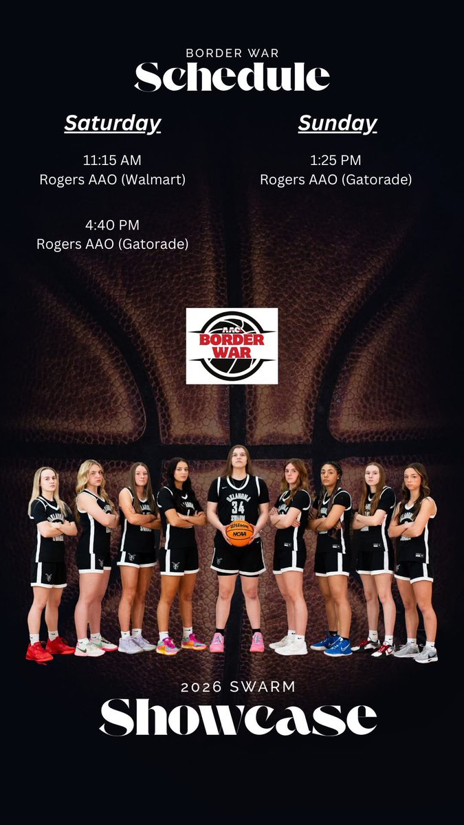 Schedule for <a href="/Borderwar1/">Borderwar Tourney</a> this weekend!! This group has it ALL 🐝