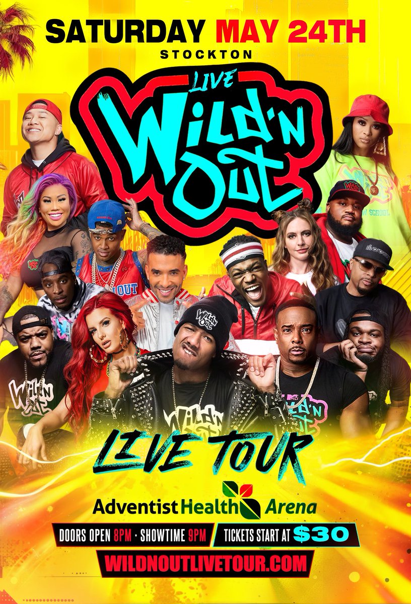 I’m bringing the whole cast of Wild N Out to hometown - STOCKTON! This is going to be iconic!