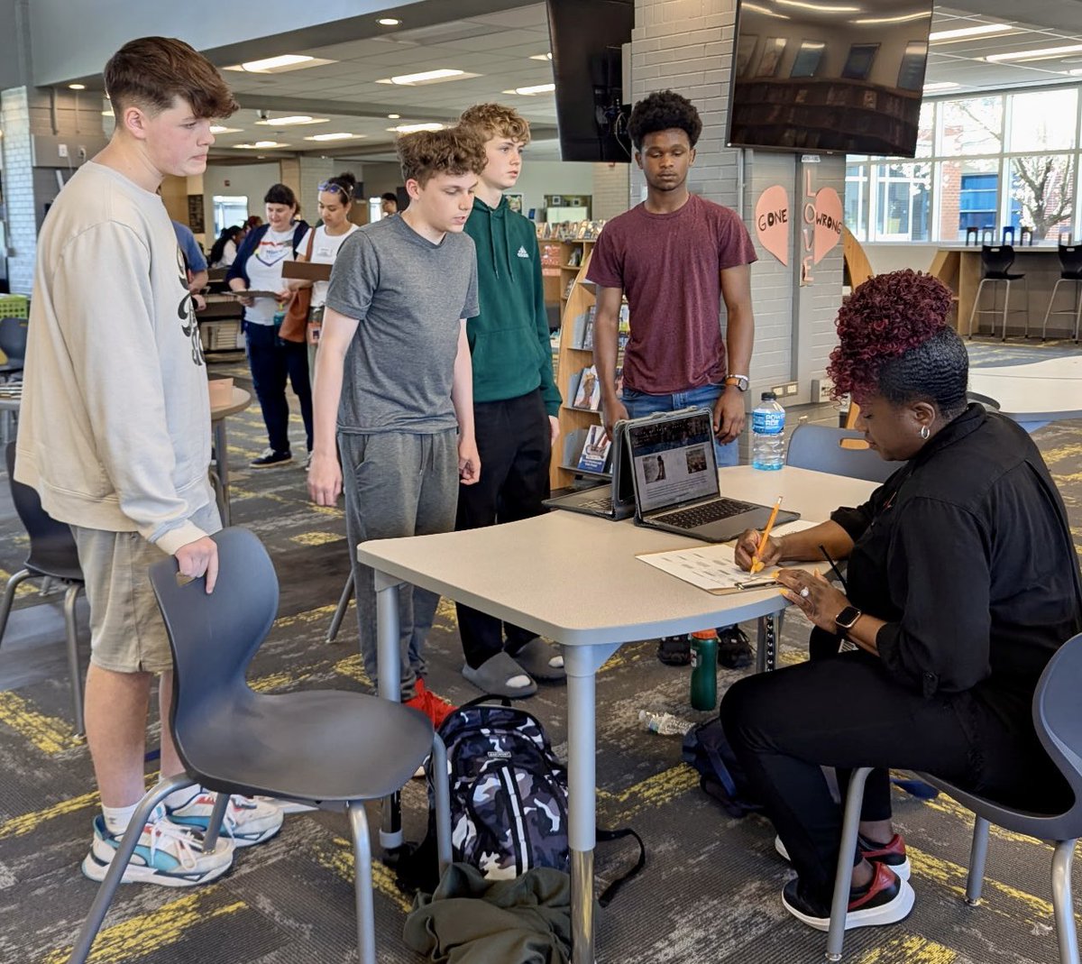 Freshmen students <a href="/SMWestOffice/">SM West Office</a> shared final presentations to our <a href="/theSMSD/">SM School District</a> business partners. Presenting to professionals raises the bar- thank you for your support! <a href="/MyWaterOne/">WaterOne</a> <a href="/hendersonengs/">Henderson Engineers</a> <a href="/opchamber/">Overland Park Chamber</a> <a href="/ChildrensMercy/">Children's Mercy</a>