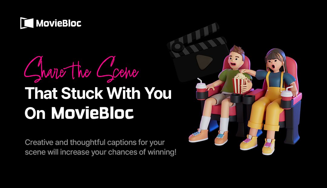moviebloc's tweet photo. 📷Share the Scene That Stuck With You – On Moviebloc! 🚀

🏆 Rewards: 1000 MBL per winner!
(50 participants will be randomly selected to receive MBL rewards.)
📅 Event ends: Apr 17, 2025 KST

How to Participate:
1️⃣ Follow @Moviebloc & Retweet this post!
2️⃣ Watch any short films on Moviebloc.
🔗 https://t.co/P6fgnZiPng
3️⃣ Capture the scene that stuck with you and submit it via the Google Form.
💜 Google Form: https://t.co/JOcQAUEixX

📩 Rewards will be randomly distributed on April 24, 2025 KST
🎯 Make sure to keep following us until Apr 24, 2025 when we finalize the winners! Don’t miss out!

$MBL #AirdropEvent #AirdropCrypto #EVENT