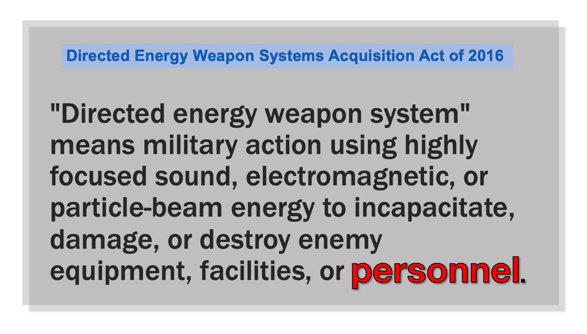 .<a href="/DNIGabbard/">DNI Tulsi Gabbard</a>  
Let’s exercise Radical Transparency re. Havana Syndrome and its AHI. Here are some useful points:

1. USA possess weapons able to cause Havana Syndrome (Professor James Giordano on the record: youtu.be/R7kbelq9wvE?si…

2. Department of Labor Guidance for Federal
