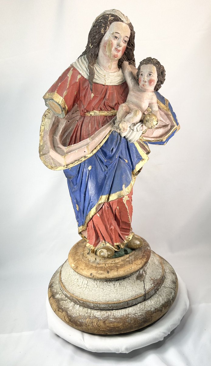 RelicRarity's tweet photo. 18th c. devotion carved in wood ✨ A rare Spanish Colonial Virgin Mary & Child — rich in history, worn with grace.
Shop now: https://t.co/idzZygI21f + Free Shipping 📦
#VintageVibes #AntiqueArt #SpanishColonial #SacredStyle #ShopNow https://t.co/OUqWpMQlZq