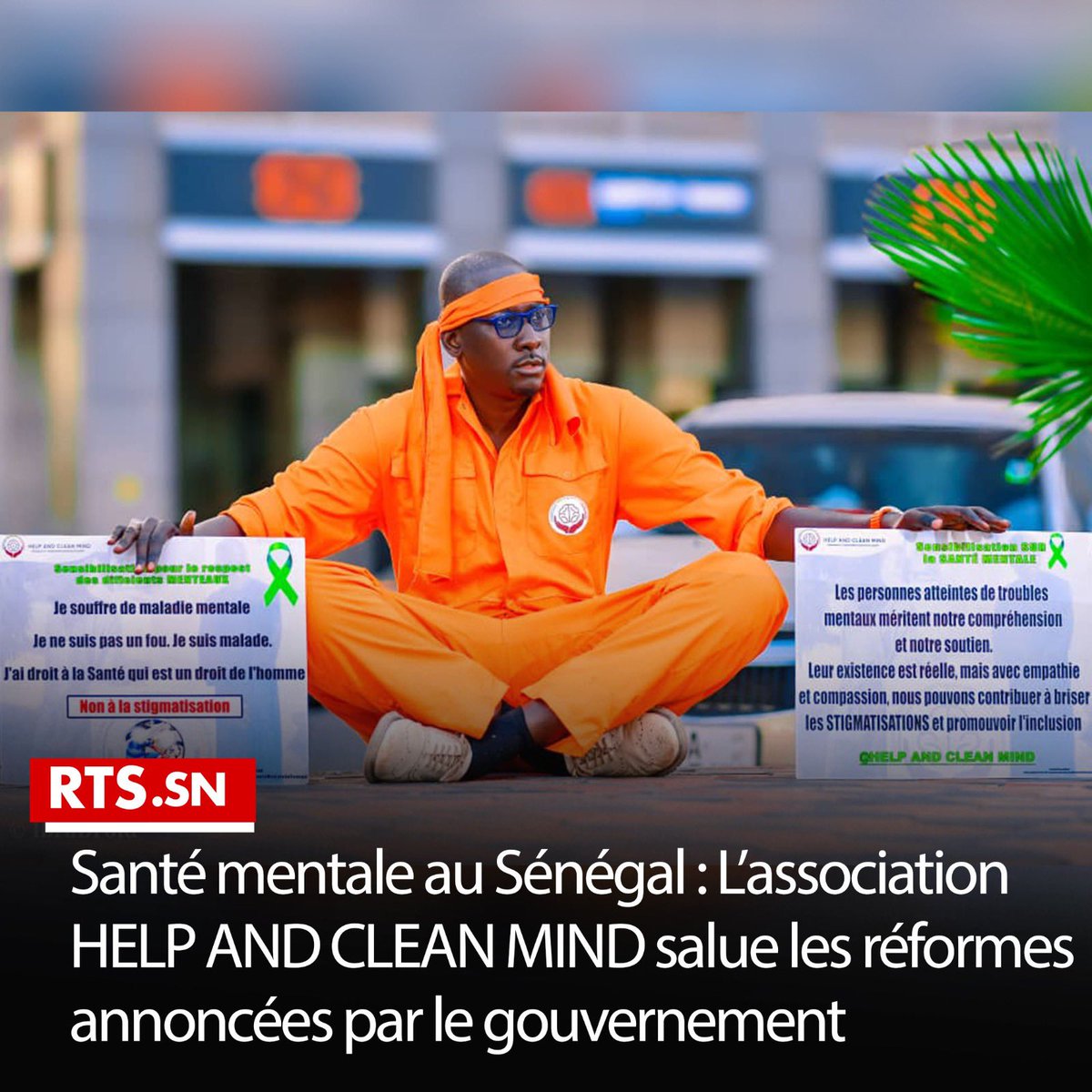 RTS1_Senegal's tweet photo. Santé mentale au Sénégal : L’association HELP AND CLEAN MIND salue les réformes annoncées par le gouvernement
https://t.co/eZDeJZFJmN https://t.co/IjEn6V5BHs