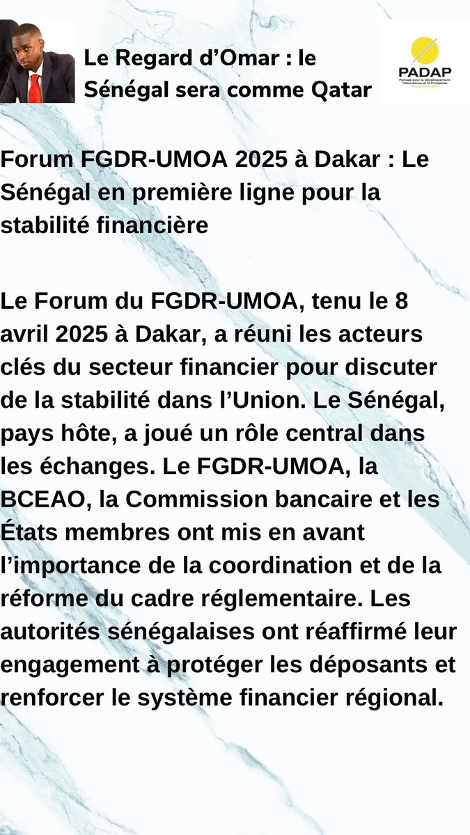 OumarBmn's tweet photo. #Senegal #Padap https://t.co/T5qSuIoKRU