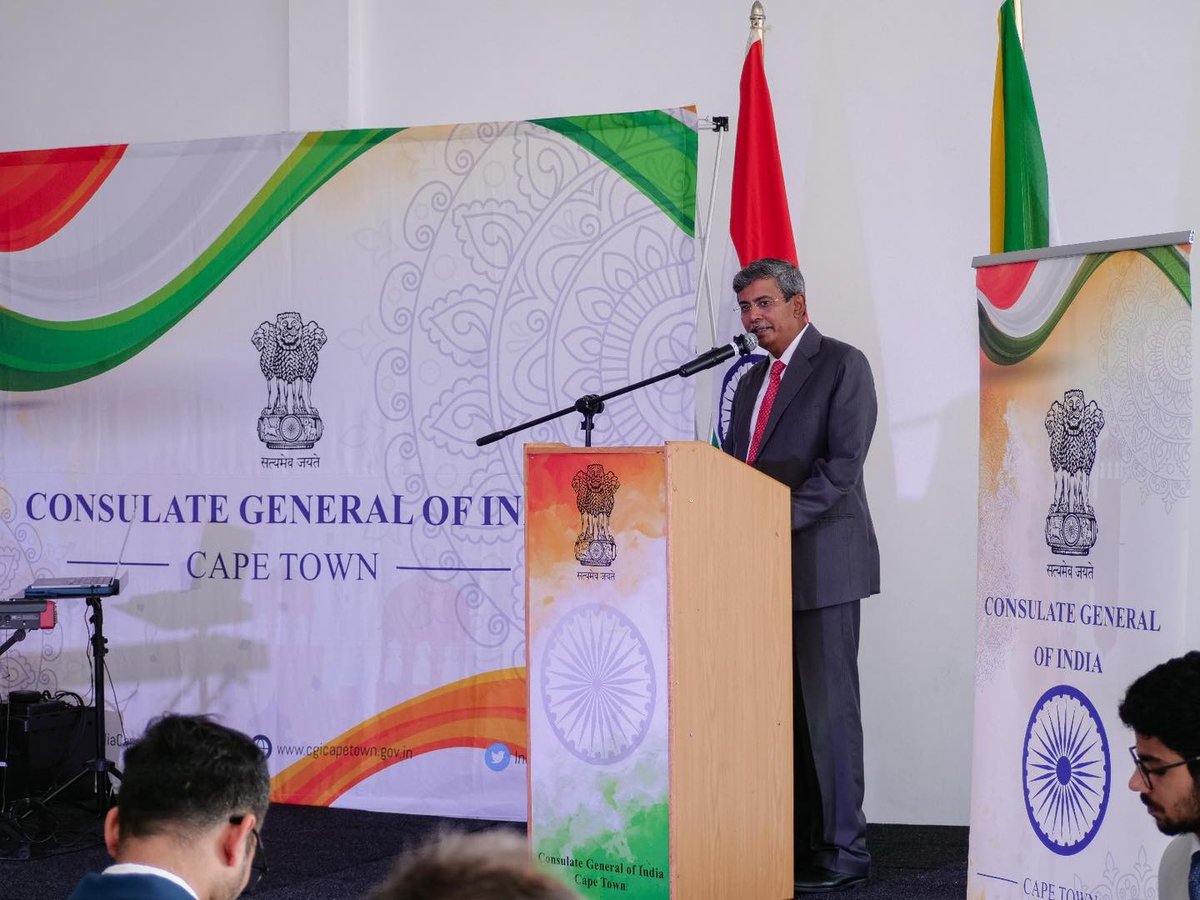 iccr_durban's tweet photo. @iccr_durban @IndiainCapeTown celebrate #ICCRFoundationDay2025 High Commissioner of India Mr. Prabhat Kumar @prabhatk emphasized on Scholarships and cultural exchange  🇮🇳🤝🇿🇦 Ms pavithra @Shadowlightind enchanted with soulful music @iccr_hq @hci_pretoria @CGIDurban @indiainjoburg https://t.co/UcG5XHHlIs