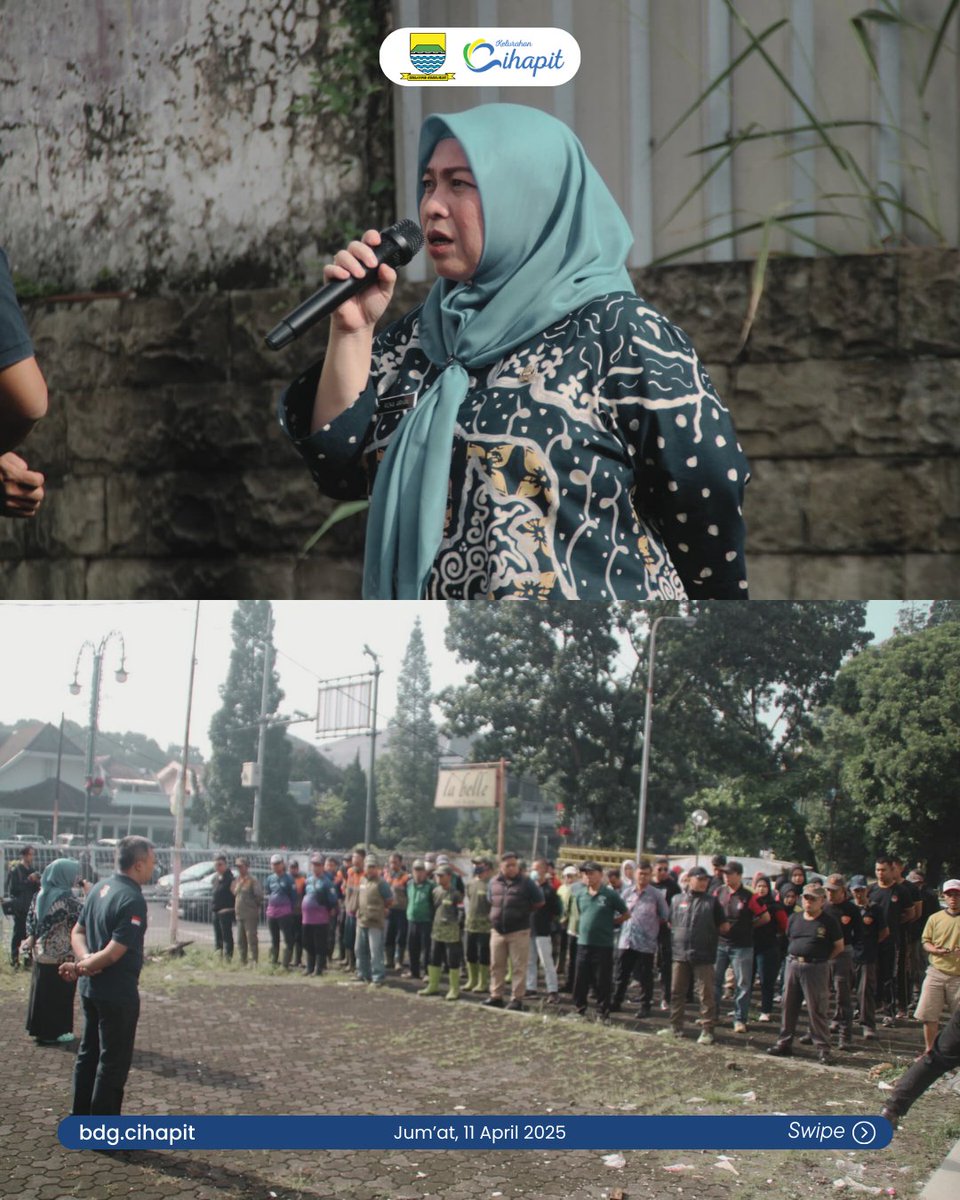 kel_cihapit's tweet photo. Gerakan Jumat Bersih (Jumsih) Tingkat Kec. Bandung Wetan lokasi di Jalan Cikapayang.

Jum'at, 11 April 2025
#jumsih #bawetnanjung https://t.co/bQyoxwdgJE