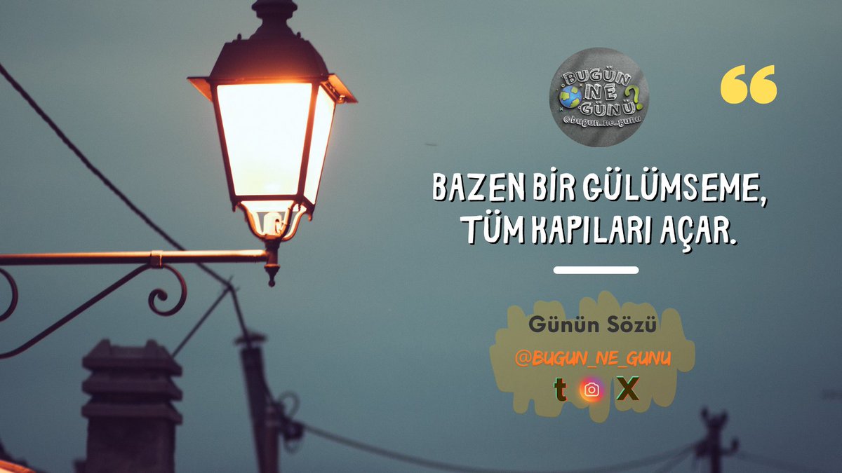 #GününSözü #bugünnegünü