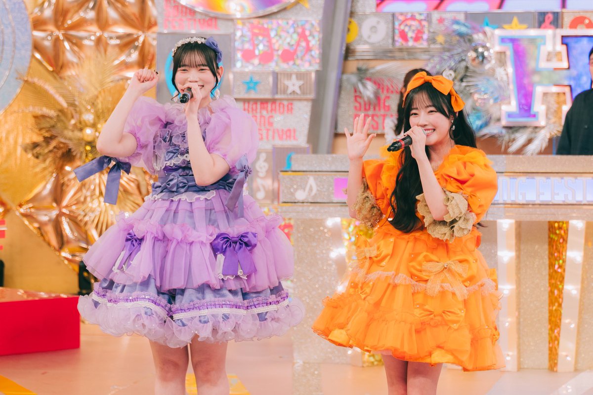 本日よる7時】 #ハマダ歌謡祭 🎤🪩 #CUTIESTREET #川本笑瑠 #真鍋凪咲