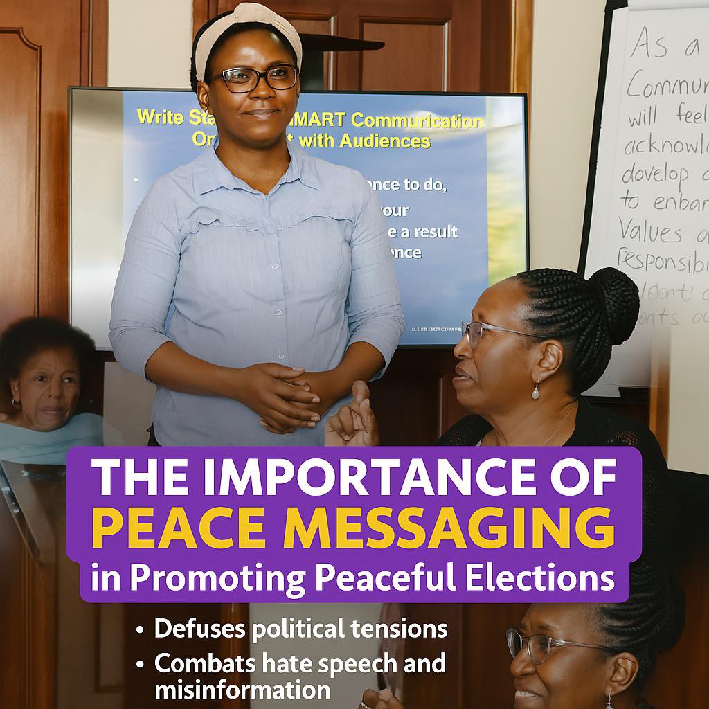 WSR_Uganda's tweet image. Let’s invest in peace messaging strategies that uplift voices of tolerance, accountability, and coexistence. The ballot should never lead to the bullet. 🗳️➡️🕊️
@IrlEmbUganda 
#UGWomen4Peace