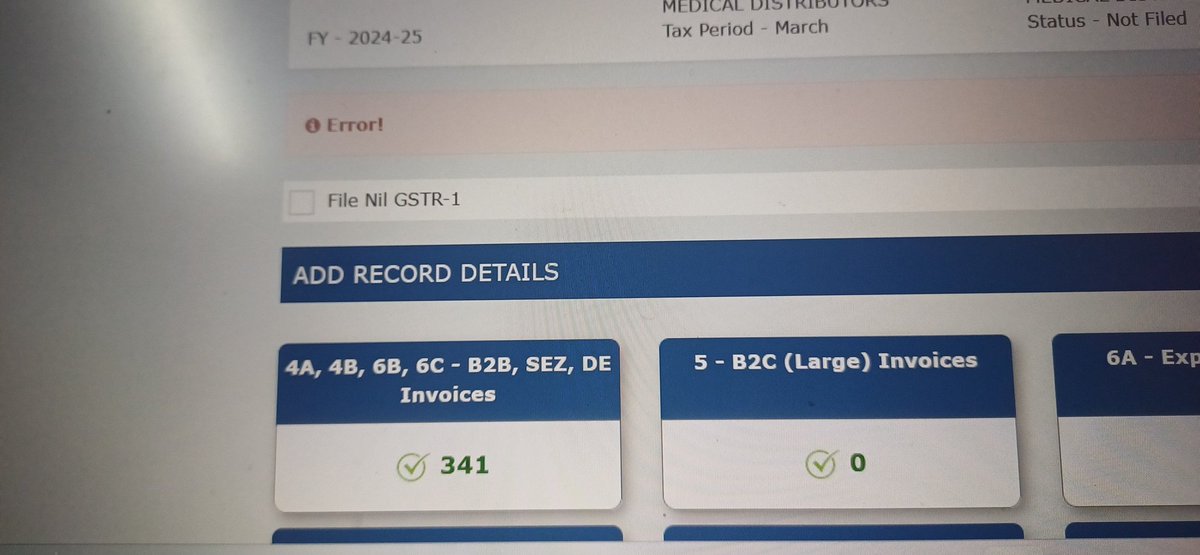 Rahul_Parcha's tweet photo. @Infosys_GSTN @nsitharamanoffc @FinMinIndia continues error since yesterday night.. plz resolve this issue asap. https://t.co/NAQjC1b1OO