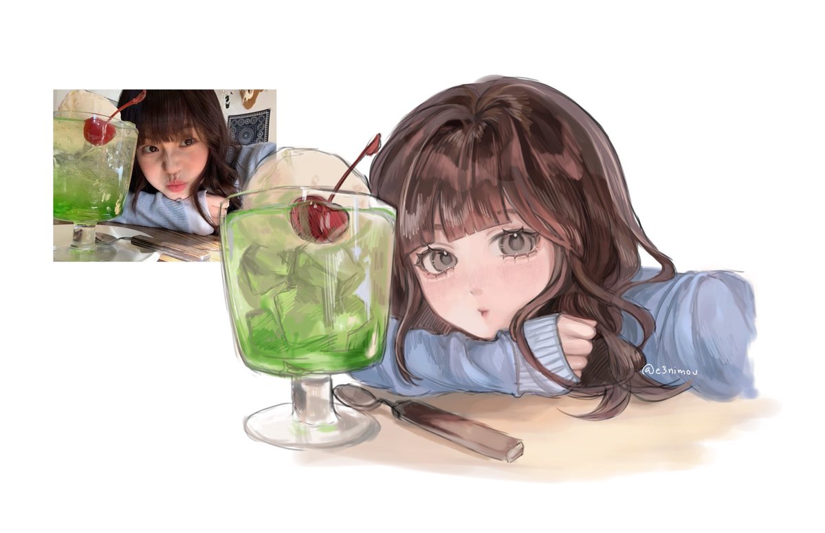 e3nimou's tweet photo. 🍒☘️ #art #ArtistOnTwitter #illustration #digitalart https://t.co/vTGsd3ikdn