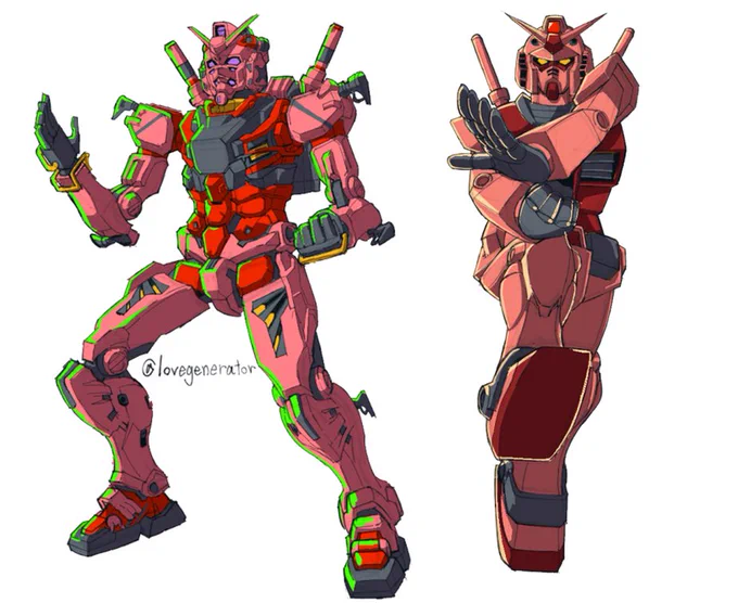 赤いガンダム…◇備えよう◇#GQuuuuuuX #ニンジャスレイヤーフロムアニメイシヨン 