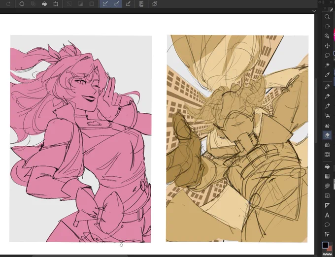 im very excited about rendering these sketches✨ 
#zzzero #wip 