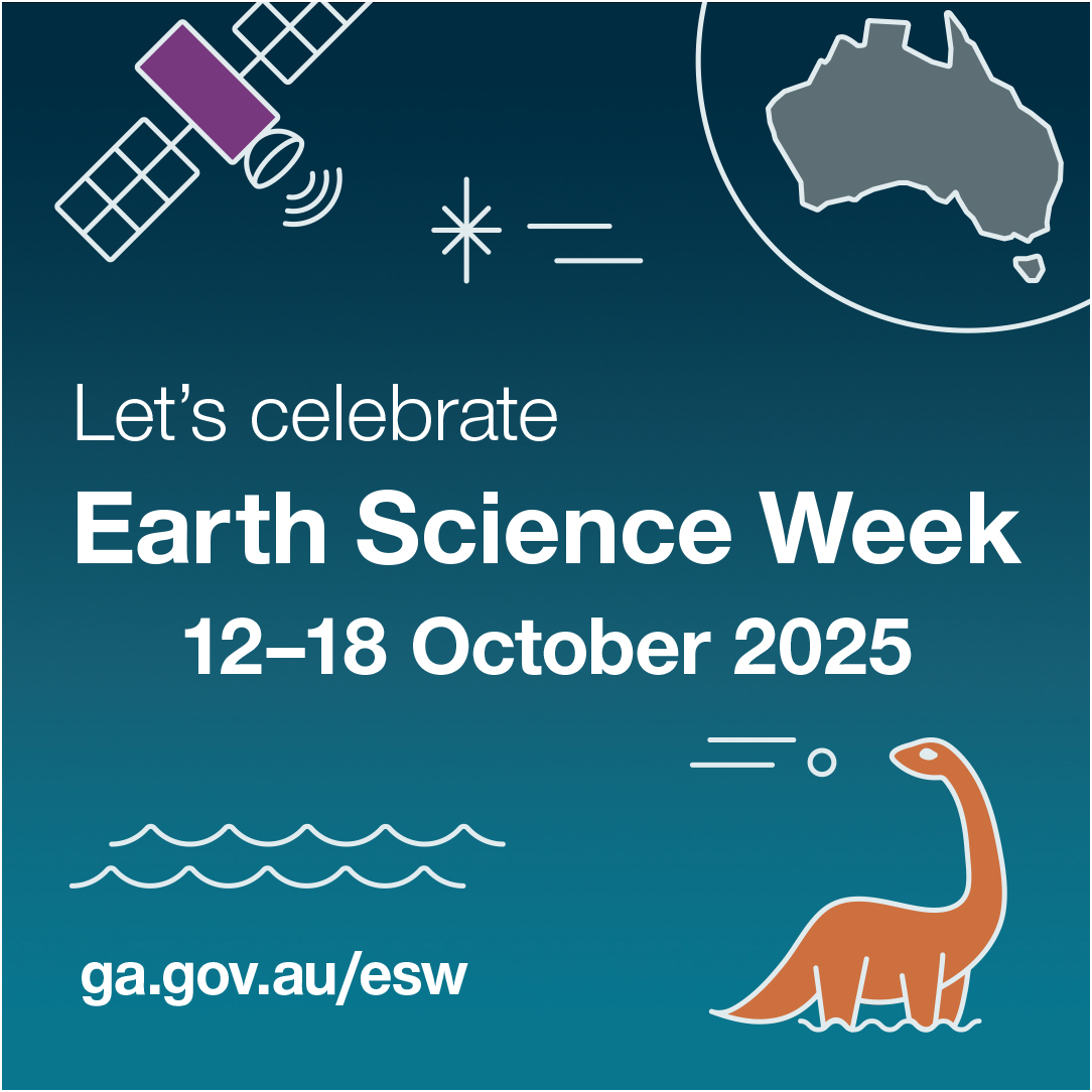 [PUBLIC TALK] What is #EarthScience anyway? Everything you touch connects to it.
🥳 Ignite your #EarthScienceWeek excitement with demonstrations of hands-on activities and get ready to celebrate this October!
👉 ga.gov.au/publictalks
📅 11am Wed 30 April
#EarthScienceEverywhere