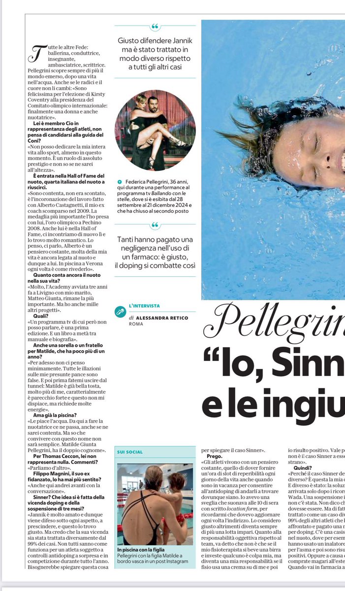 LaRagnaC's tweet photo. Dire, come dice @mafaldina88 , che non ci sia stata alcuna sospensione nel caso #Sinner significa parlare senza conoscere minimamente il caso. E siamo sempre lì, dopo più di un anno: ignoranza e/o malafede allo sbaraglio sulle pagine dei  quotidiani nazionali, anziché la verità. https://t.co/s4fLj1pEcQ