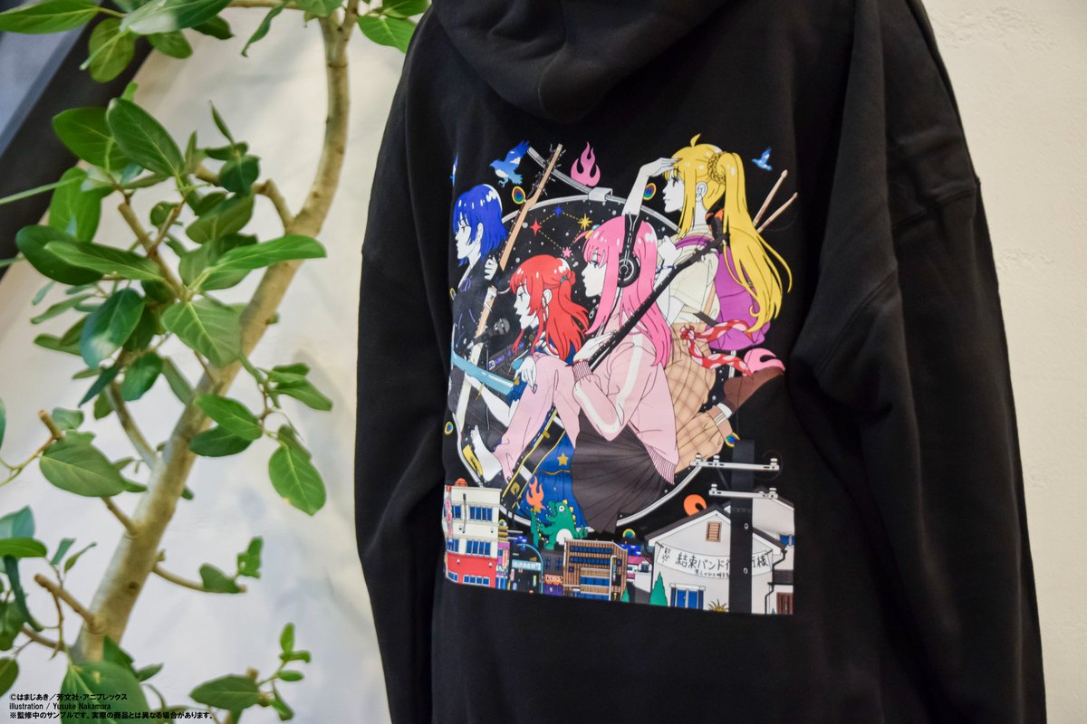 ぼっち・ざ・ろっく 結束バンド×中村佑介 パーカー XL ぼざろ ぼっち・ざ・ろっく！」結束バンドを中村佑介が描き下ろし、初