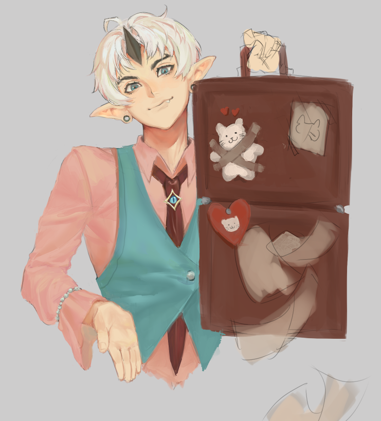 Frosshey's tweet photo. Happy birthday to mee🎊, here's something I'm currently working  on! https://t.co/FGJT8vBpvD