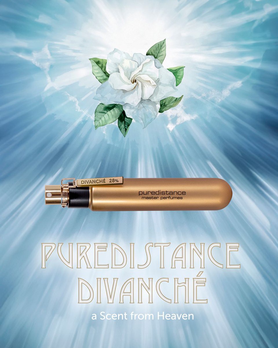 puredistance's tweet image. Today marks the official launch date of Puredistance DIVANCHÉ, which is now available from our E store and select retailers!

#Puredistance DIVANCHÉ is the embodiment of purity, elegance, and quiet luxury, inspired by the heavenly scent of blossoming Japanese Gardenia.