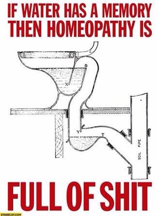 #HomeopathyAwarenessWeek Day 2. One of the ideas behind #homeopathy is that water has memory. Water does NOT have memory. Just imagine if it did …