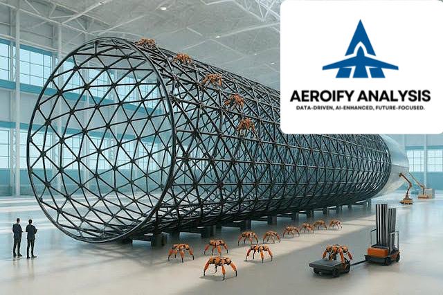 AeroifyCo's tweet image. 🤖✈️ U.S. approves AI-powered robot swarm for aircraft manufacturing! 
Autonomous bots self-improve, cut errors, and build planes faster, cheaper, smarter. 

Is this the future of flight? Tell us! 
#RobotSwarm #Aerospace #AI #Innovation #Tech