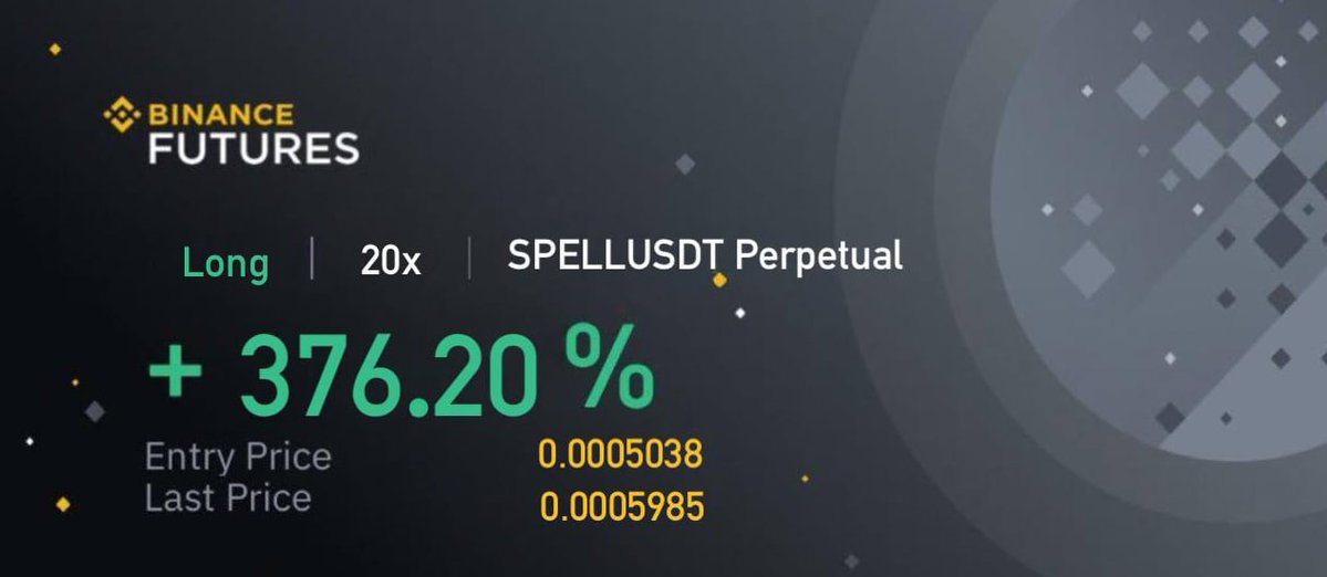 Adibfaizz's tweet image. #SPELLUSDT

Entry: 0.00050

Target 1: 0.00053✅
Target 2: 0.00055✅
Target 3: 0.00057✅
Target 4: 0.00059✅

#bitcoin #crypto #BTC #ETH #altcoin #trading #signal #copytrading #cryptosignal $SPELL #SPELL