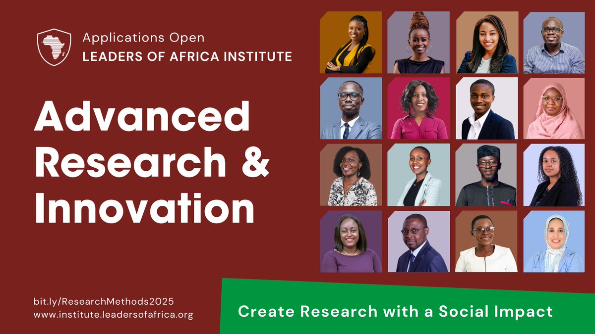 We are now just one week until the Friday, April 18th application deadline. Research is a force for social impact in the Research Methods Program.
ℹ️ Learn more about the program, the Impact Scholarship available to accepted applicants, and apply ➡ bit.ly/ResearchMethod… #SDGs